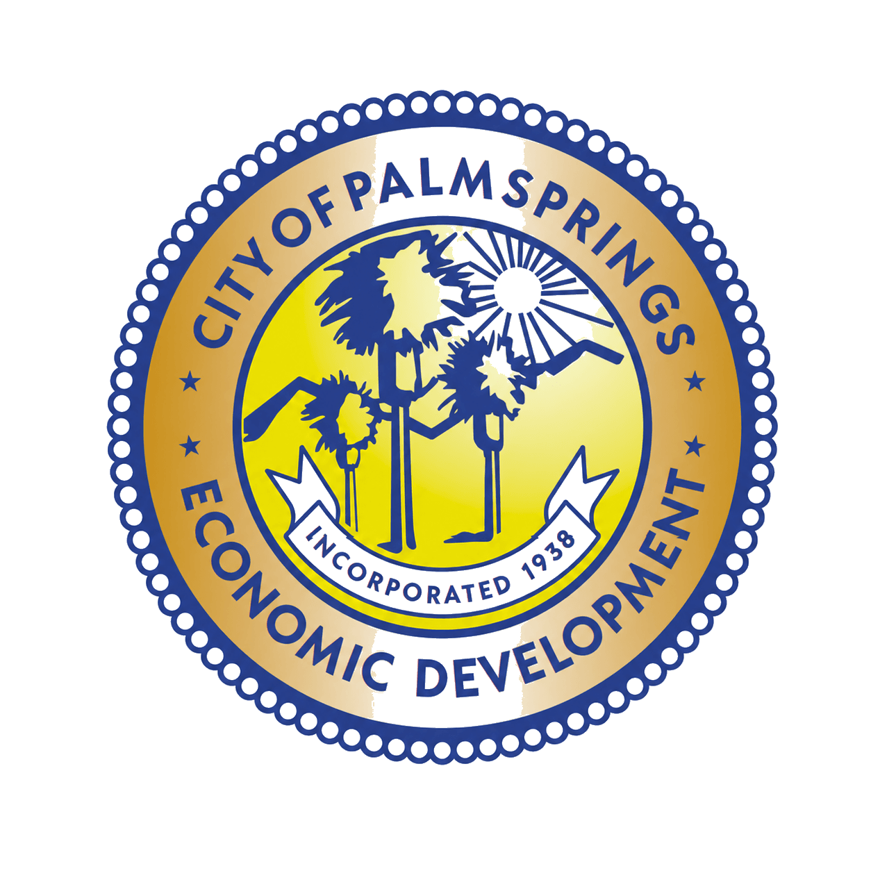 City of Palm Springs Office of Economic Development seal